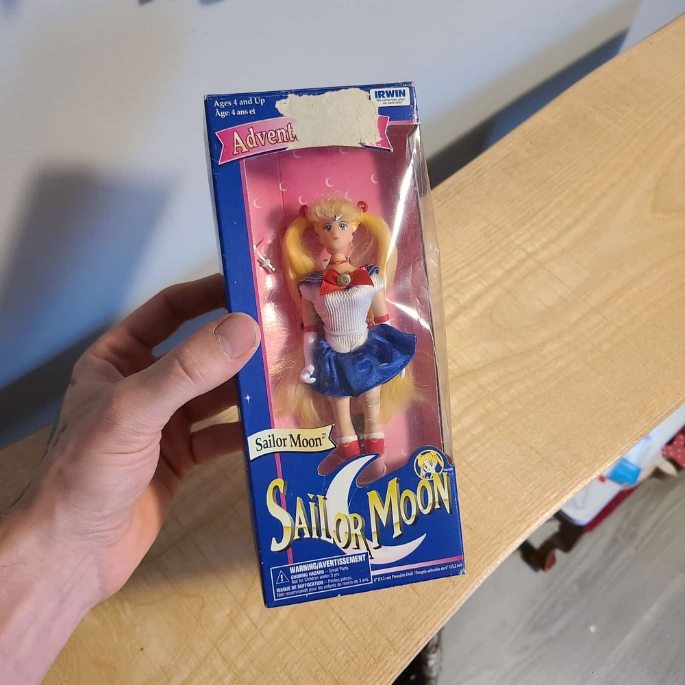 1995 Vintage Irwin 6" Sailor Moon Adventure Doll Sealed NIB